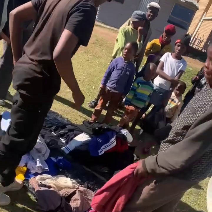 Cookout And Clothes Donation In Lesotho