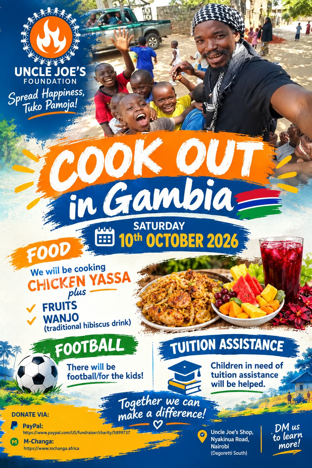 Call For Support: Upcoming Cookout in Gambia